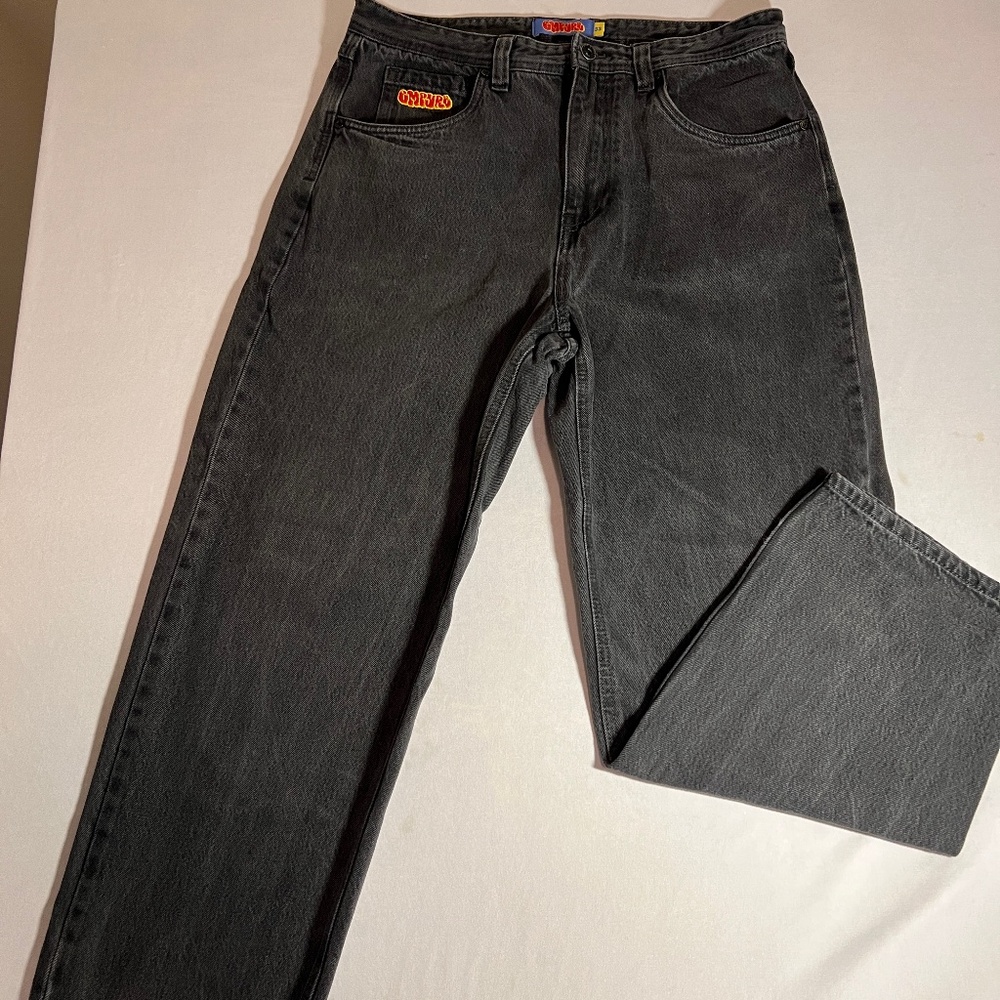 Zumiez Empyre Loose Fit Black Wash Skate Jean Size 33